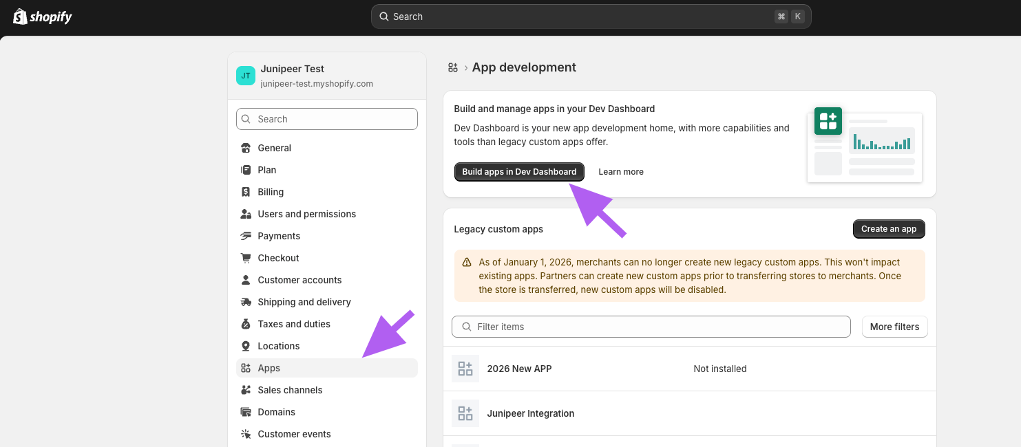 How to get & add the shopify API key? screenshot 2